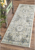 nuLOOM Paisley Vintage Persian Runner Rug, 2' 6" x 10', Grey