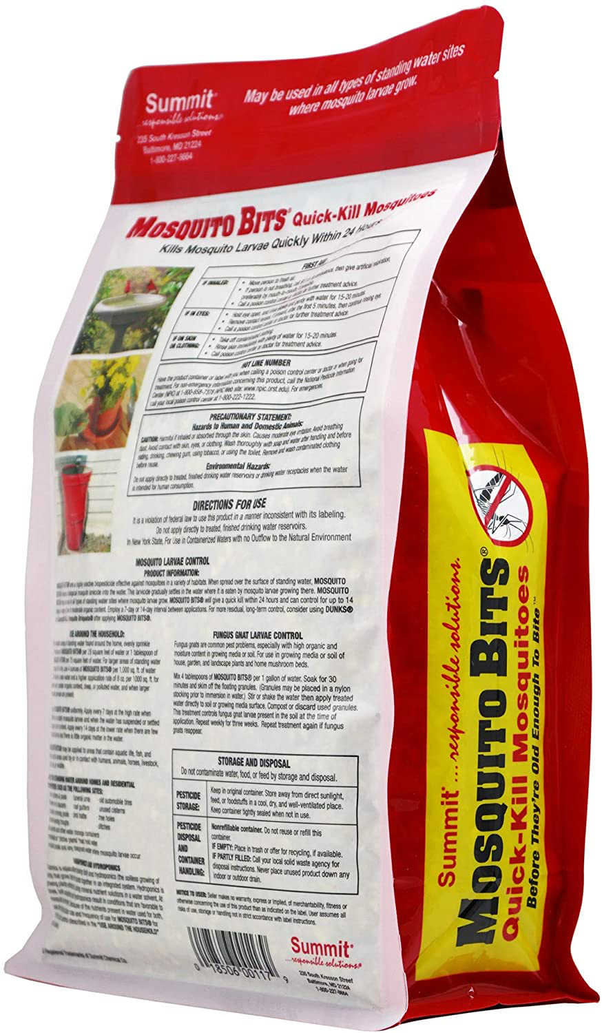 SUMMIT CHEMICAL CO 117-6 30OZ Mosquito Bits (Packaging May Vary)