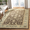 Safavieh Antiquity Collection AT14F Handmade Traditional Oriental Premium Wool Area Rug, 3' x 5', Brown / Green