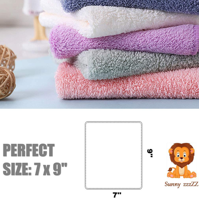Sunny zzzZZ 24 Pack Kitchen Towels (White, 10 x 20 Inch) - Does Not Shed Fluff - No Odor Reusable Dish Towels, Premium Dish Cloths, Super Absorbent Coral Fleece Cleaning Towels