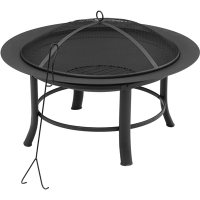 28" Fire Pit with PVC Cover and Spark Guard