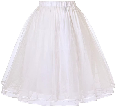 Belle Poque Women's Petticoat Crinoline 50's Christmas Tutu Underskirts (3 Layers)