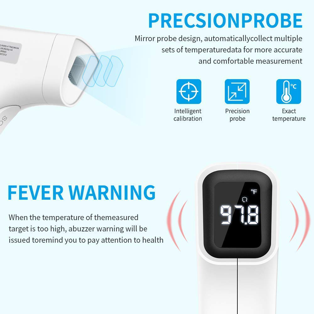 BBLove Non-Contact Infrared Forehead Digital Thermometer for Adults, Babies, Children, Kids