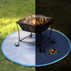 Fire Pit Mat, 36 Inch Round Patio Fire Pit Pad, 3 Layers Heat Resistant Grill Fireproof Mat Outdoor Deck Protector for Lawn, Grass, Ground, and Wood Floor