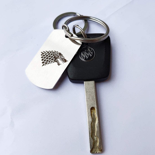 Stainless Steel Dog Tag Keychain Gifts for Men Women Teen Boy Girl Best Friends