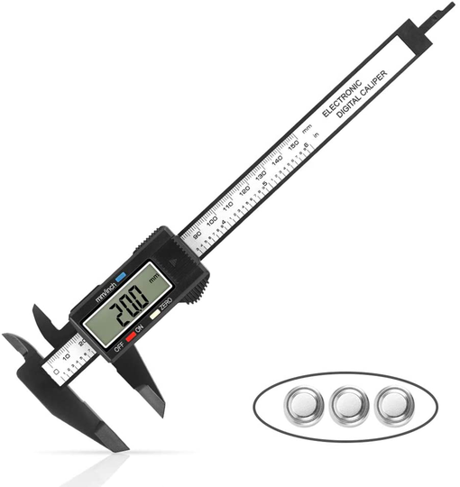 Digital Caliper, Sangabery 0-6 inches Caliper with Large LCD Screen, Auto - Off Feature, Inch and Millimeter Conversion Measuring Tool, Perfect for Household/DIY Measurment, etc