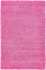 Unique Loom Solo Solid Shag Collection Area Modern Plush Rug Lush & Soft, 3' 3 x 5' 3, Bubblegum Pink