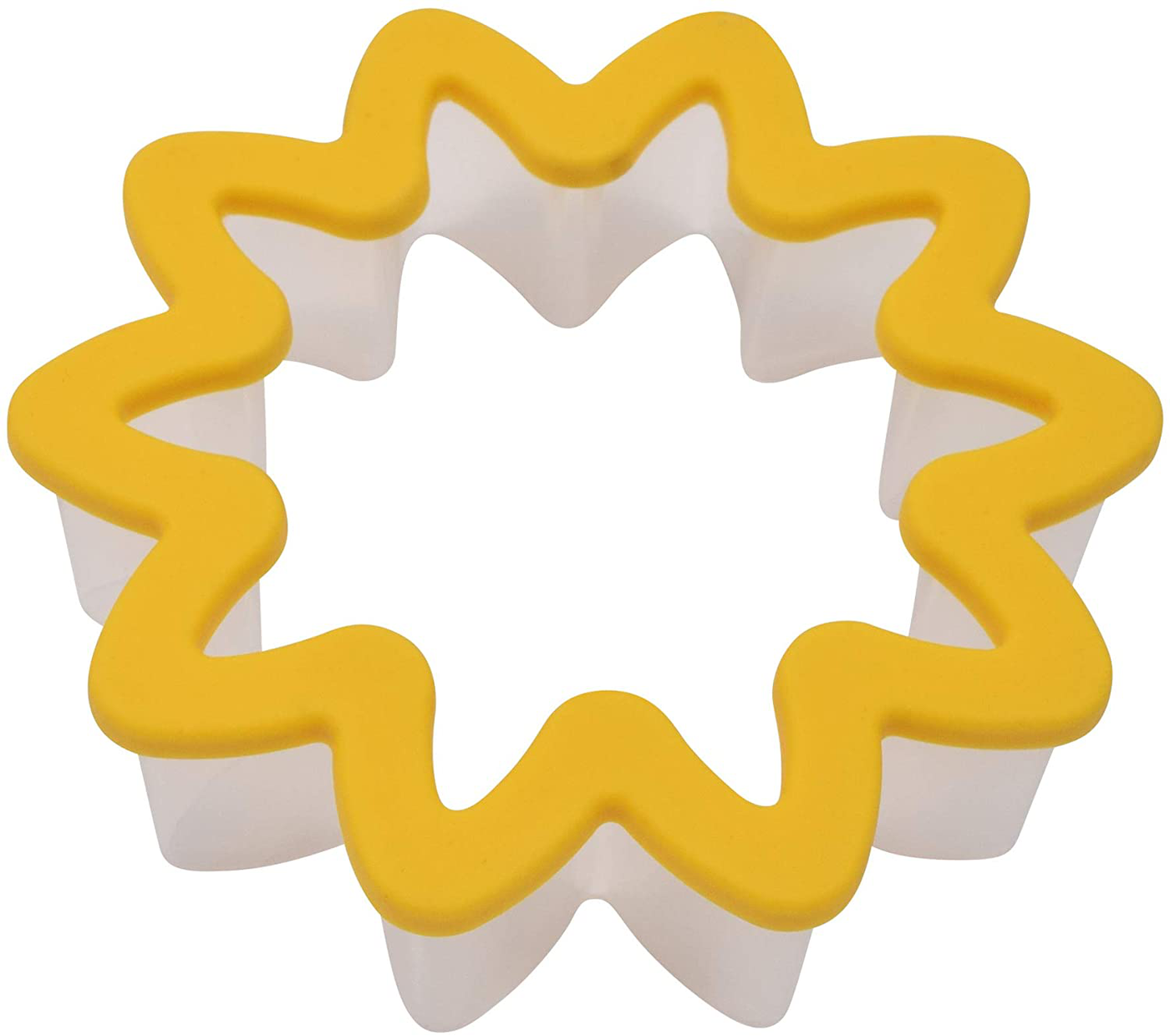 R & M International Daisy Soft-Grip Cookie Cutter, One Size, Yellow