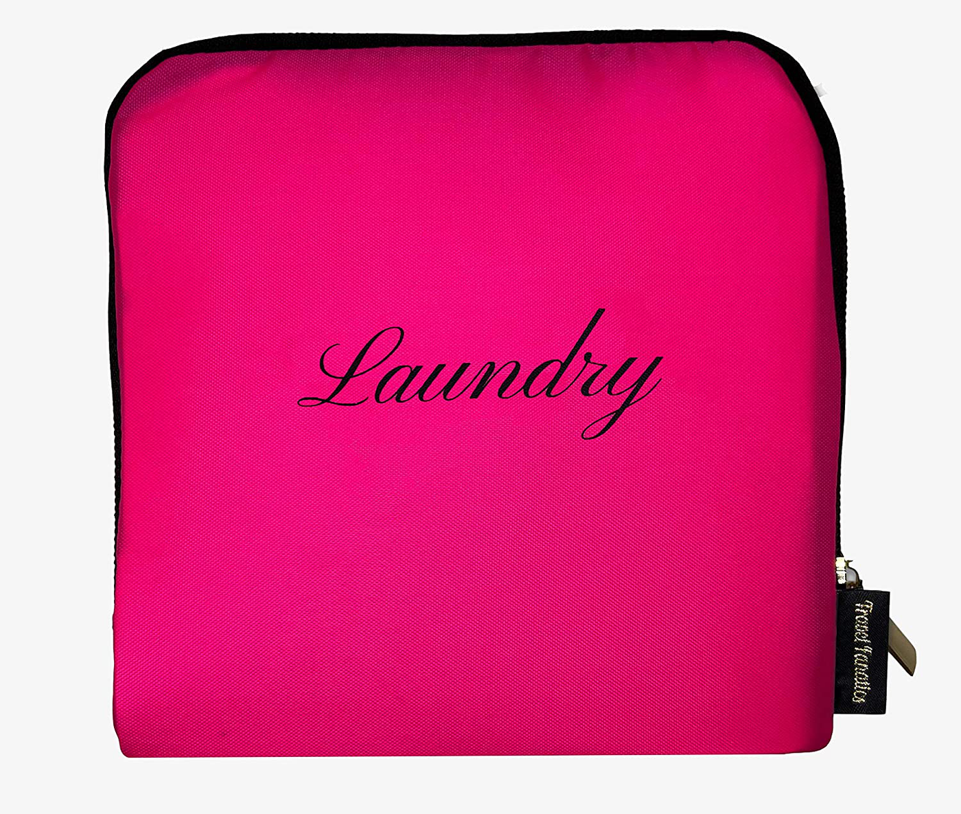 Travel Fanatics Travel Essentials Waterproof Travel Laundry Bag for Dirty Clothes Bag for Traveling with Zipper and Drawstring, Travel Laundry Bags for Dirty Clothes, Travel Accessories - Pink