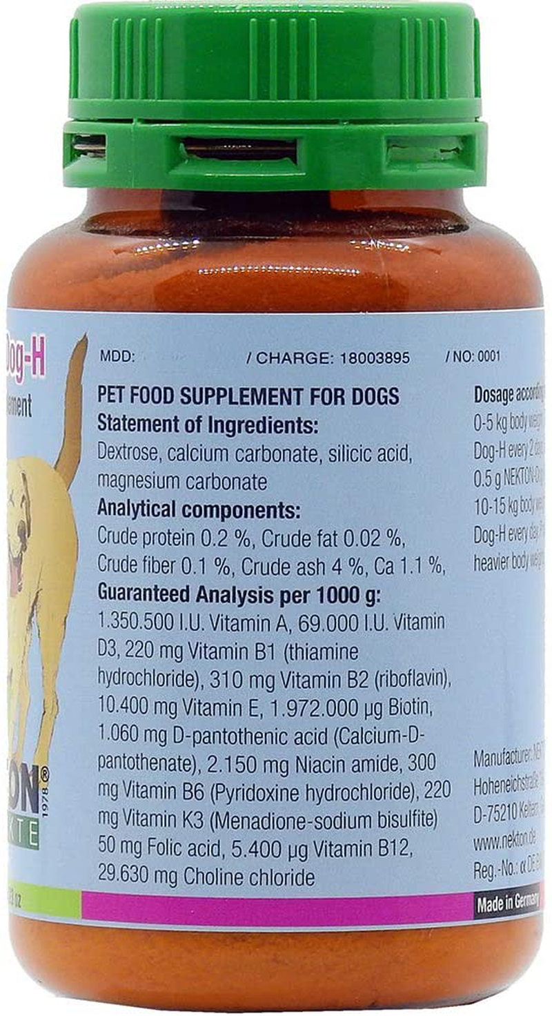 Nekton-Dog-H Premium Vitamin Compound to Improve Skin and Coat in All Dogs