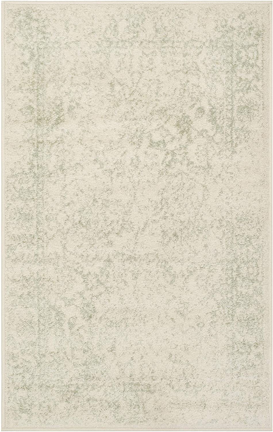 Safavieh Adirondack Collection ADR109V Oriental Distressed Non-Shedding Stain Resistant Living Room Bedroom Accent Rug, 2'6" x 4', Ivory / Sage