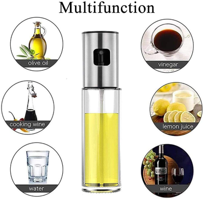 Oil Sprayer Mister for Cooking Olive Oil Spritzer for Air Fryer Vinegar Vegetable Oil Dispenser Portable Mini Kitchen Gadgets for Salad/Baking/Grilling/BBQ