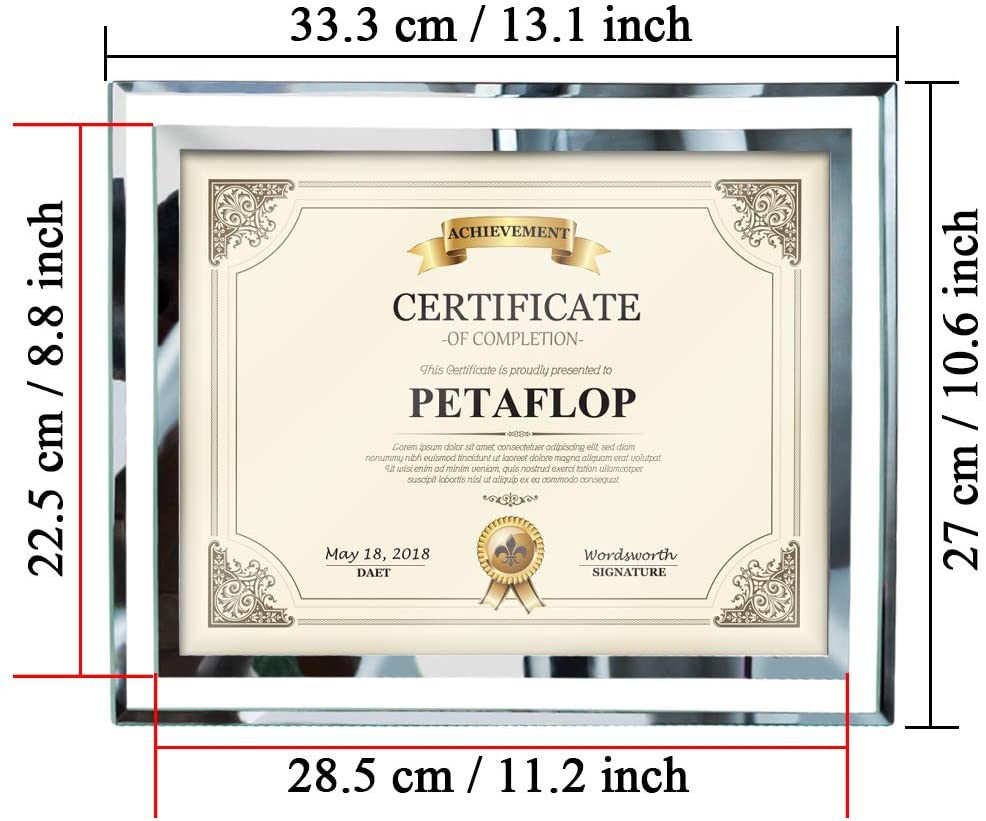 PETAFLOP 4x6 Picture Frame Perfect for Wedding, Offices, Restaurants, Business, 2 Pack