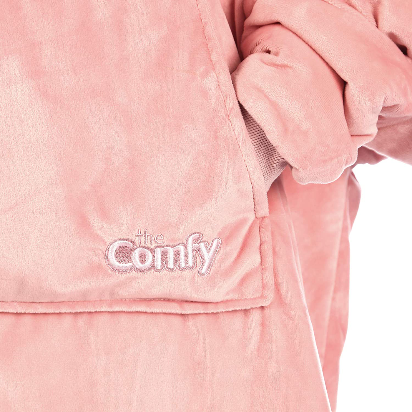 THE COMFY Original| Oversized Microfiber & Sherpa Wearable Blanket, Seen On Shark Tank, One Size Fits All