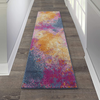 Nourison Passion Bohemian Abstract Sunburst 2'2" x 7'6" Area Rug, (8' Runner)