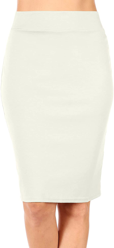 Reg and Plus Size Pencil Skirts for Women Below The Knee. Work,Weekends,Date Nights,Sexy Office Business Bodycon Skirts