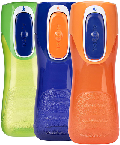 Contigo Autoseal Trekker Kids Water Bottle, 2-Pack, Sprinkles & Wink