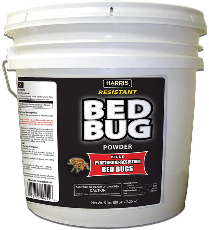 HARRIS Bed Bug Killer Powder, 5lb