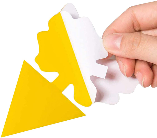 48 Pcs Sticky Fly Traps, Yellow Fruit Fungus Gnat Trap Killer for Indoor and Outdoor, Protect The Plant