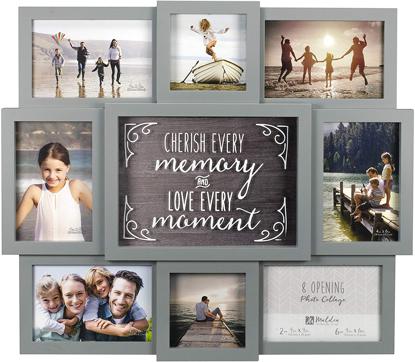 Malden 8372-08 8-OP Cherish Every Memory, Gray