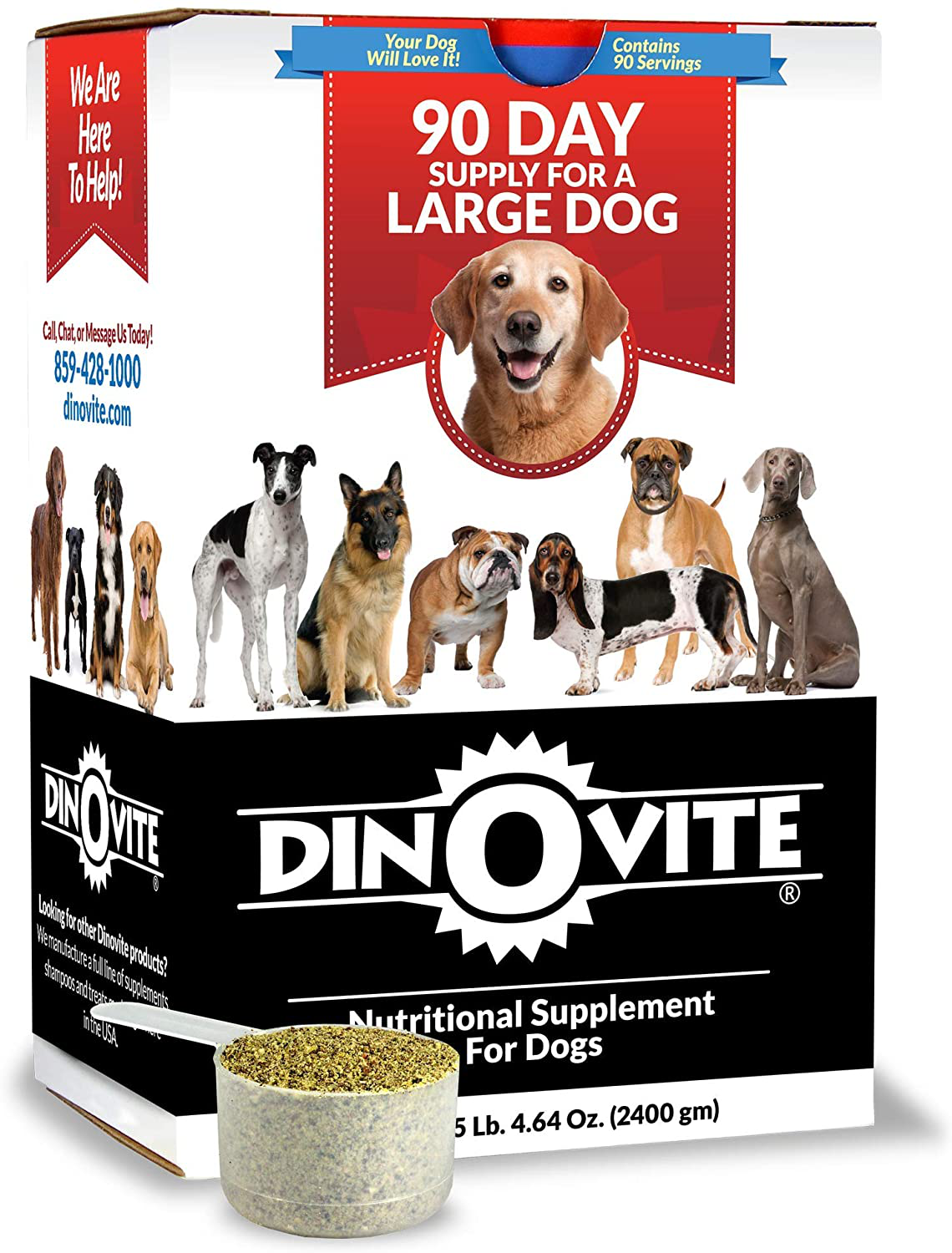 Dog Supplement - Immune + Digestive, Skin + Coat Support, Vitamins, Minerals, Omega 3