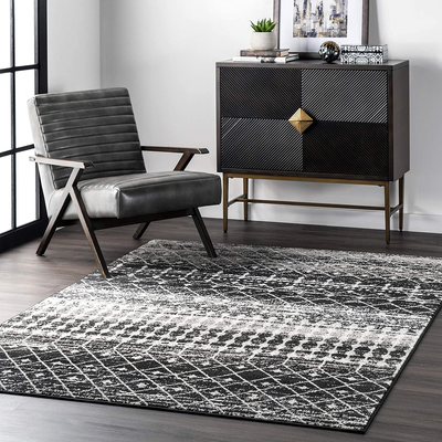 nuLOOM Moroccan Blythe Runner Rug, 2' 8" x 8', Black