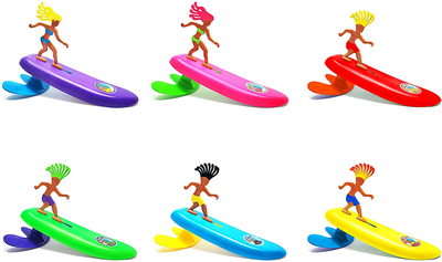 Surfer Dudes Classics Wave Powered Mini-Surfer and Surfboard Toy - Bali Bobbi