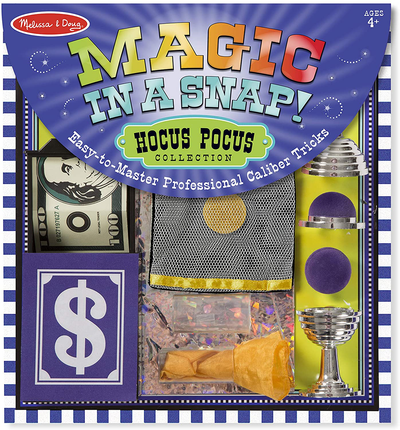 Melissa & Doug Magic in a Snap! Hocus Pocus Collection Magic Tricks Set (12 pcs)