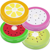 Southern Homewares Pastel Colored Mason Jar Lids With Hole Set of 4 Jar Lids Kids Colorful Jar Lids with Drinking Straw Holes