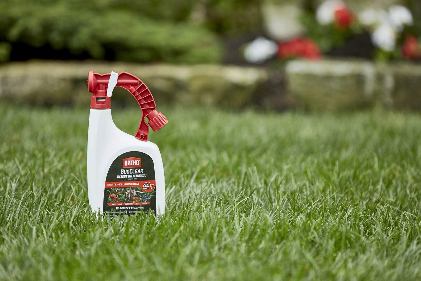 Ortho BugClear Lawn Insect Killer1: Treats up to 16,500 sq. ft., Protect Your Yard & Garden Against Ants, Spiders, Ticks, Armyworms, Fleas & Grubs, 10 lbs.