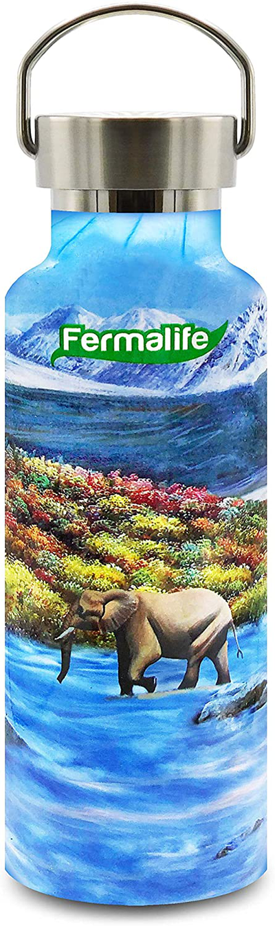 Fermalife Stainless Steel - Vacuum Sealed Double Insulated - Water Bottle
