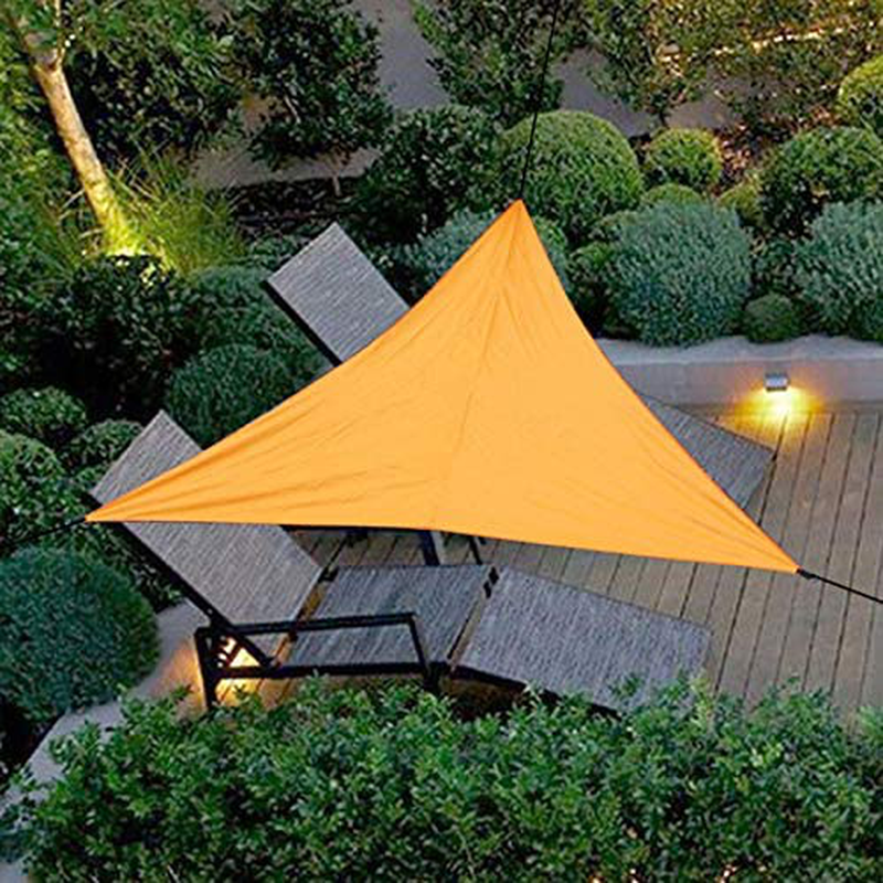 Sun Shade Sail, Triangle Sun Shade for Outdoor Patio Garden