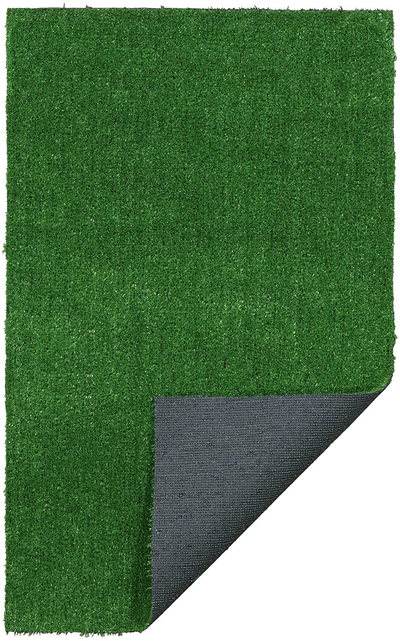 Ottomanson Evergreen Artificial Turf Area Rug, 2'7" X 7', Green
