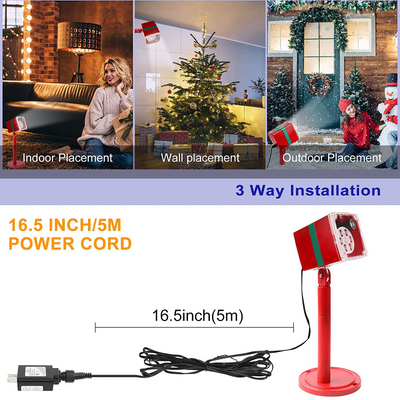 Christmas Light Projector Outdoor Indoor IP65 Waterproof LED Light Machine
