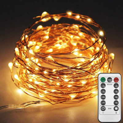 Twinkle Star 200 LED 66 FT Copper String Lights Fairy String Lights 8 Modes LED String Lights