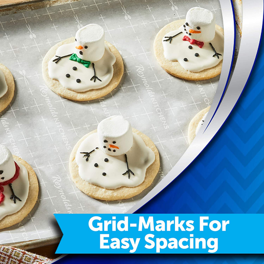 Reynolds Kitchens Cookie Baking Sheets, Pre-Cut Parchment Paper, 22 Sheets