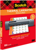 100 Pack Scotch Thermal Laminating Pouches, 8.9 x 11.4 Inches, Letter Size Sheets
