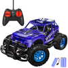 GaHoo Remote Control Car for Kids - Durable Non-Slip Off-Road Shockproof High-Speed RC Racing Car - All Terrain Electronic RC Car Toy Gifts for 3 4 5 6 7 8 Year Old Boys Girls (Dark Blue)