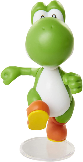 SUPER MARIO Action Figure 2.5 Inch Running Yoshi Collectible Toy