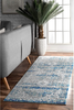 nuLOOM Paisley Verona Vintage Persian Runner Rug, 2' 8" x 8', Light Blue