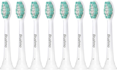 Brushmo Replacement Toothbrush Heads Compatible with Sonicare Electric Toothbrush 8 Pack