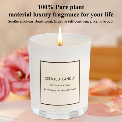 Scented Candles 100% Pure Natural Soybean Wax with Plant Essential Oils