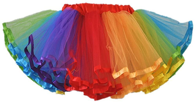 Honeystore Women's Short Vintage Ballet Bubble Puffy Tutu Petticoat Skirt