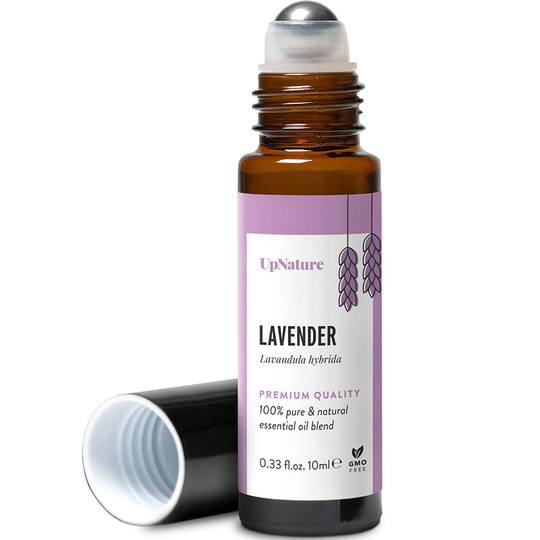 Lavender Essential Oil Roll On by UpNature - Calming Essential Oils for Sleep, Stress Relief, Anxiety & Relaxation - Pure Lavender Essential Oils for Skin & Hair Growth - No Diffuser Needed!