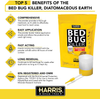 Harris Bed Bug Killer, Diatomaceous Earth (4lb with Duster Included Inside The Bag)