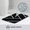 Memory Foam Bath Mat Non Slip Absorbent Super Cozy Velvet Doormat for Bathroom Rug Carpet