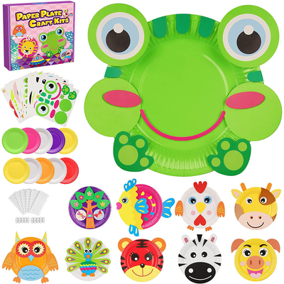 Animal Paper Plate Arts and Crafts Kit
