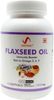 Umanac Flaxseed Oil Dietary Supplement 60 Softgel Capsules 1000mg with Omega 3-6-9 Fatty Acids