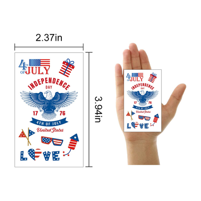 120pcs Summer Holiday Decorations Temporary Tattoos Party Supplies