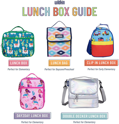 Wildkin Insulated Lunch Box for Boys and Girls, Perfect Size for Packing Hot or Cold Snacks for School and Travel, Mom's Choice Award Winner, BPA-Free, Olive Kids (Trains, Planes and Trucks)